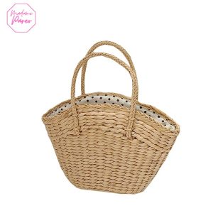 Panier de plage en paille