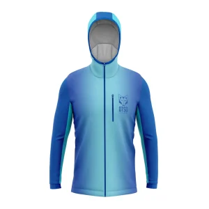 Veste à capuche - Electric Blue & Light Blue