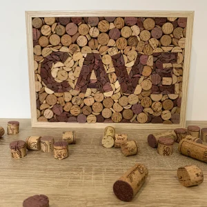 Tableau en bouchons de liège « Cave »