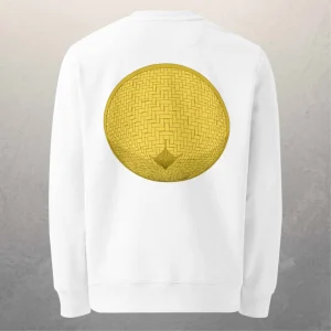 Sweat en coton biologique unisexe - 350g/m² - Le Chapeau chinois