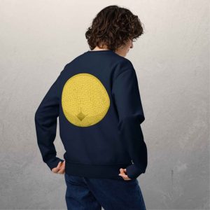 Sweat en coton biologique unisexe - 350g/m² - Le Chapeau chinois