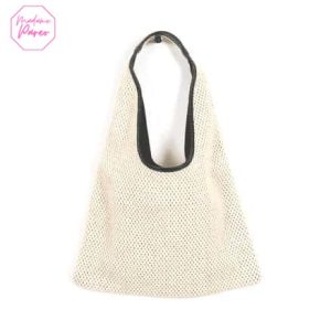 Sac de plage en paille décontracté