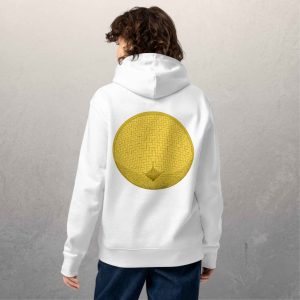 Sweat à capuche en coton biologique unisexe - 350g/m² - Le Chapeau chinois