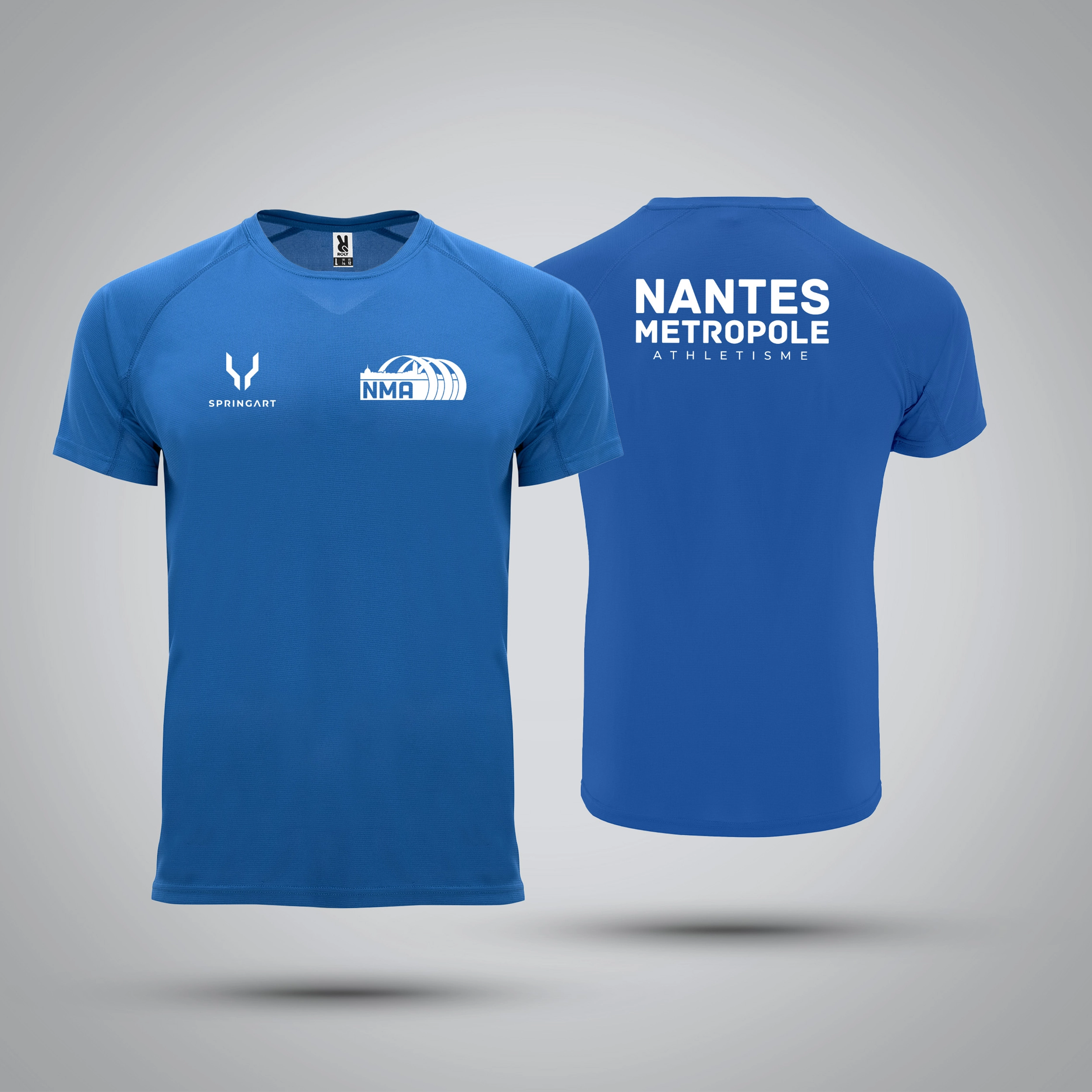 T-shirt Entraînement Homme Nantes Métropole Athlétisme – Image 2