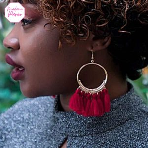 Boucles d’Oreilles Boho Pampilles Colorées