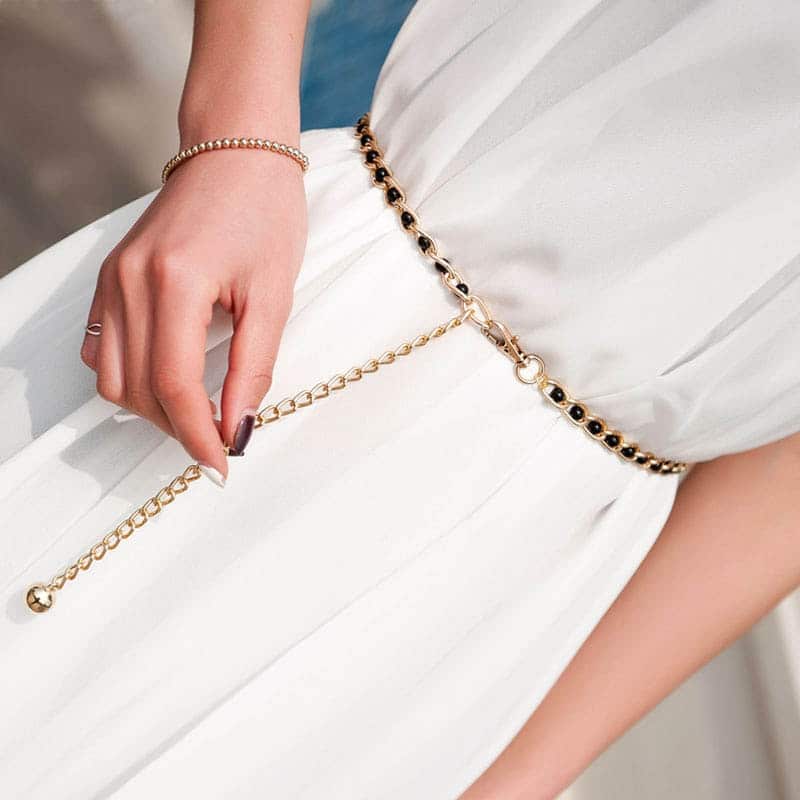 Ceinture Chaine en métal pour femme – Image 2
