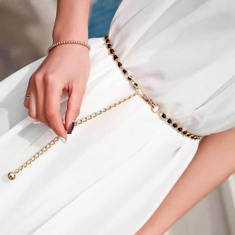 Ceinture Chaine en métal pour femme – Image 7