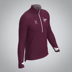 Quart Zip Homme Triathlon Club Genève