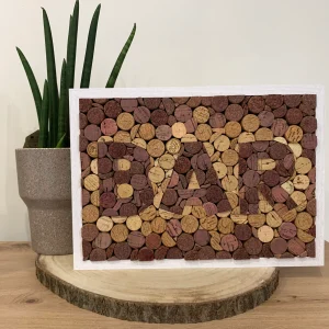 Tableau en bouchons de liège « Bar »