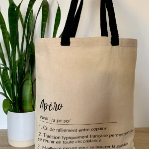 Tote bag «définition apéro»