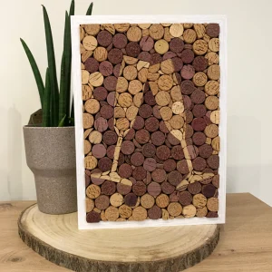 Tableau en bouchons de liège « Flûtes »