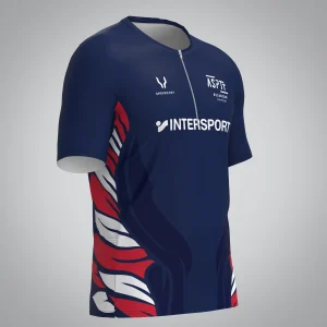 T-shirt Trail zip Homme V2.1 ASPTT Besançon