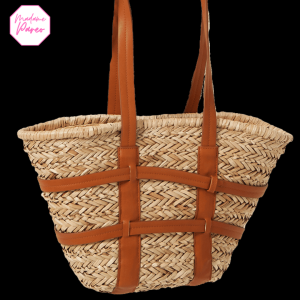 Grand Sac de Plage en Paille