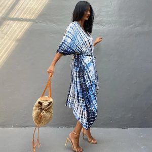 Robe Kimono de Plage Tie and Dye