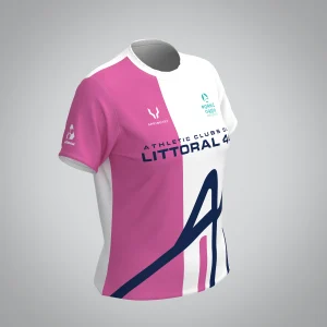 T-shirt Manches Courtes Femme Athlétic Clubs du Littoral 44