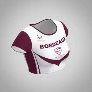 Brassière Manches Courtes Bordeaux Athle