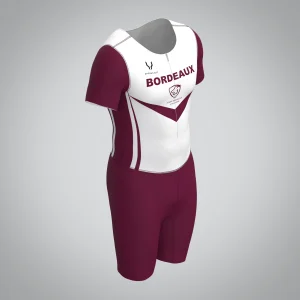 Combinaison Manches Courtes  v2.1 Bordeaux Athle