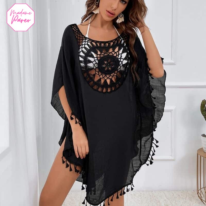 Robe de plage unie au motif attrape rêve – Image 6