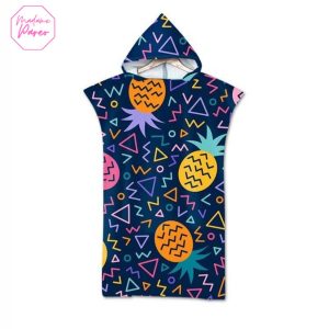 Serviette de plage à capuche fruits