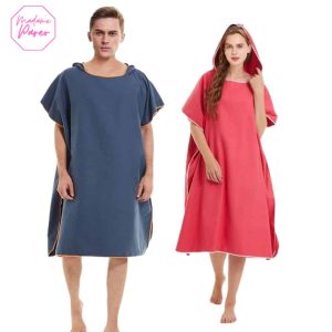 Serviette de plage à capuche