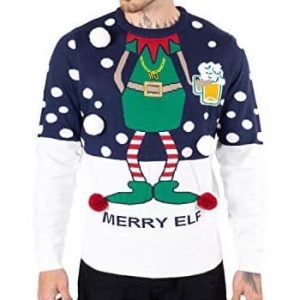 À la Mienne – Lutin et Pompons – Pull Noël Déguisement