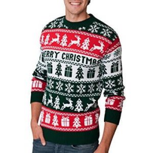 Bandes de Signalisation – Rennes et Sapins – Pull Noël Homme