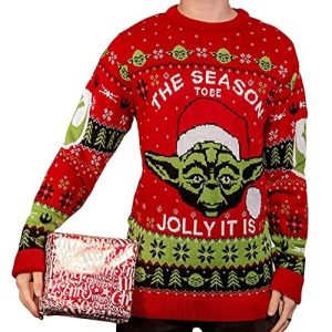 Bonne la Fête Sera – Yoda et son Bonnet – Pull de Noël Star Wars
