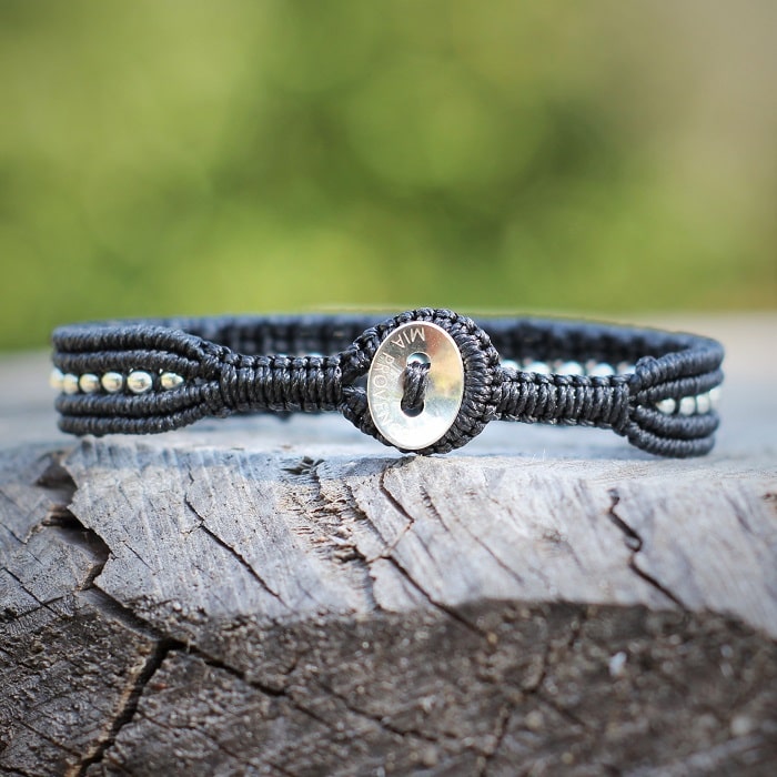 Bracelet en argent 925 femme style glam rock – LAURA – Image 4