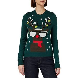 Catastrophe Festive – Bonhommes Enguirlandés – Pull Noël