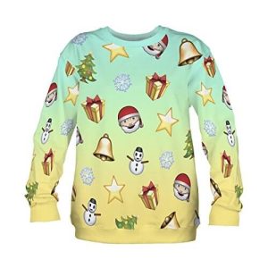 Emoji Me – Bonhomme de Neige, Père-Noël & Sapins – Sweat Kitsch