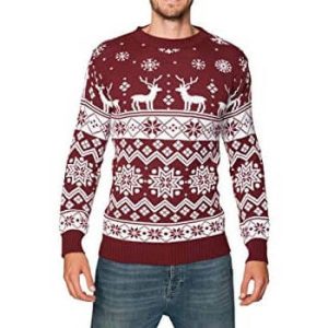En Balade – Rennes et Foret – Pull de Noël Homme