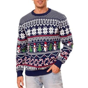 En Père Noël tu te Transformeras – Labyrinthique Noël – Pull Noël pour Homme