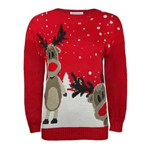 Halo Rodolphes – Pull Noël Moche et Kitch