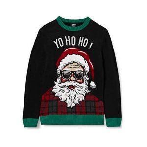 Il a le look coco – Père Noël, « Yo ho ho »- Pull Noël Homme