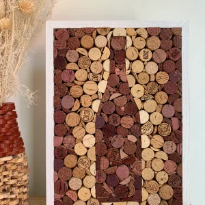 Tableau en bouchons de liège « Bouteille »