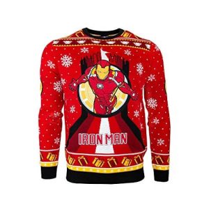 Iron man – Rouge/Jaune – Pull de noël Iron Man / Marvel