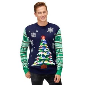 Je suis Lumineux – Pull de Noël Avec Étoile – Pull Moche Homme