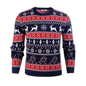 Joueuse de Cloches – Noël au Creux de vos Mains – Pull de Noël pour Homme Multicolore