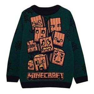 Minecraft d&rsquo;Halloween – pull Minecraft, Halloween- Pull Noël Homme