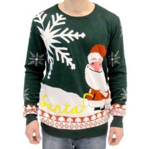 My Name Is – Père-Noël & Pipi dans la Neige – Pull Noël Humour