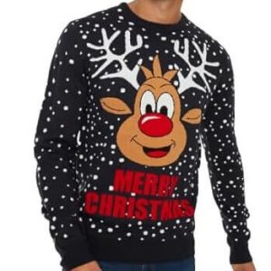 Nez Lumineux – Rodolphe – Pull Noël Homme