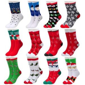 Père-Noël & Cie – Lot 12 Paires Chaussettes – Chaussette Noël