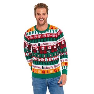Placardé – Lasagne Magiques – Pull Moche de Noël Homme