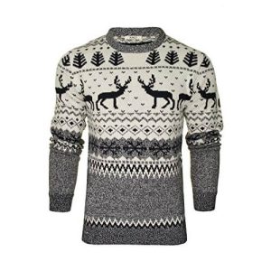 Rennes Rigolos – Motifs Hivernaux – Pull Noël Unisexe