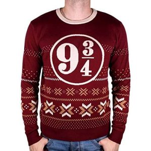 Quai 9 3/4 – Harry Potter – Pull de Noël Homme