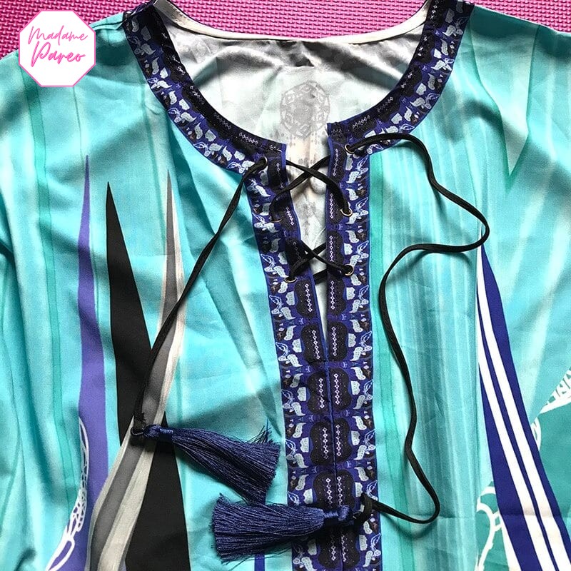 Robe de Plage Fendue Style Ethnique – Image 4