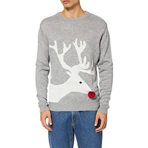 Rodolphe le renne « fantomatique » – Nez en pompon – Gris