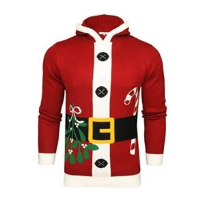 Santa&rsquo;s Belt – Mistletoe Highlight – Pull Noël Mixte