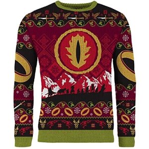 Sauron tout – Seigneur des anneaux – Pull de Noël Geek