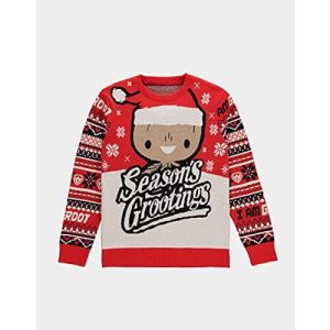 Season&rsquo;s Grooting – Gardiens de la Galaxie – Pull de Noël Geek